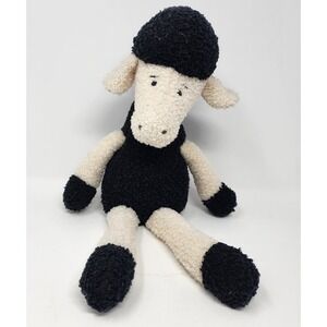 Manhattan Toy Company Plush Black And White Llama Goat‎ Sheep 2000 17" Vintage